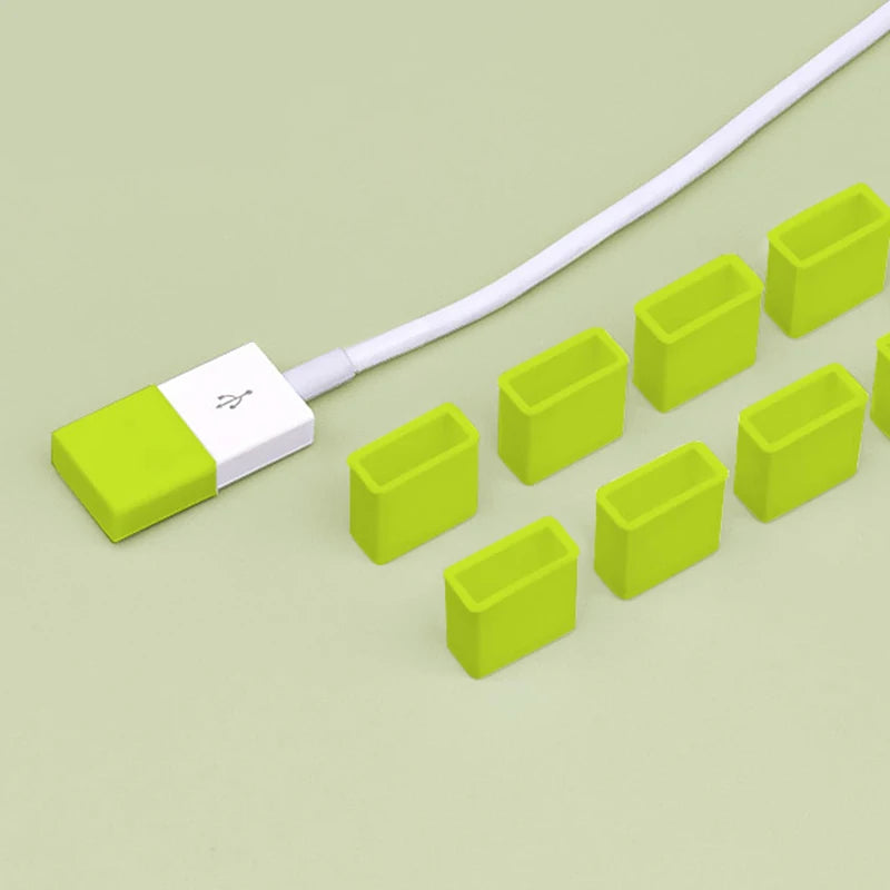 Silicone USB Male Dust Cap Protector – 1/5/10/20 Pack
