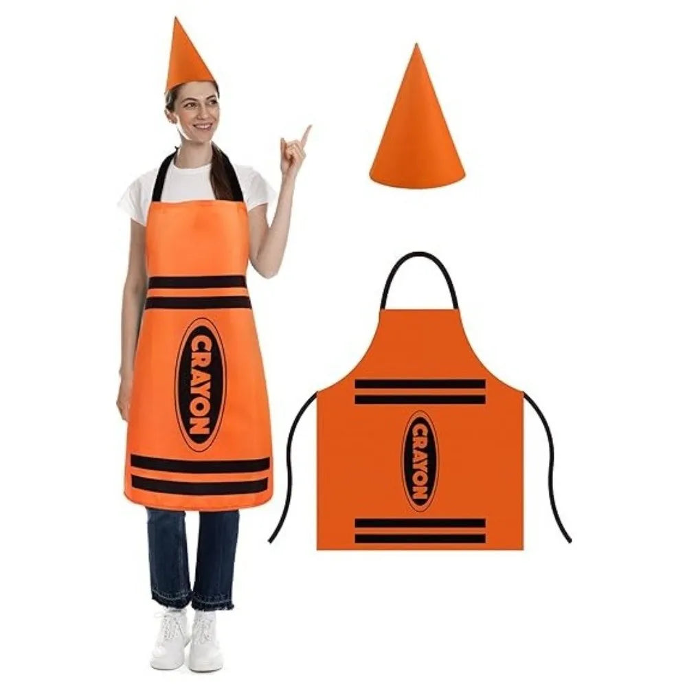 Crayon Costume Apron & Hat Set – Halloween & Book Day