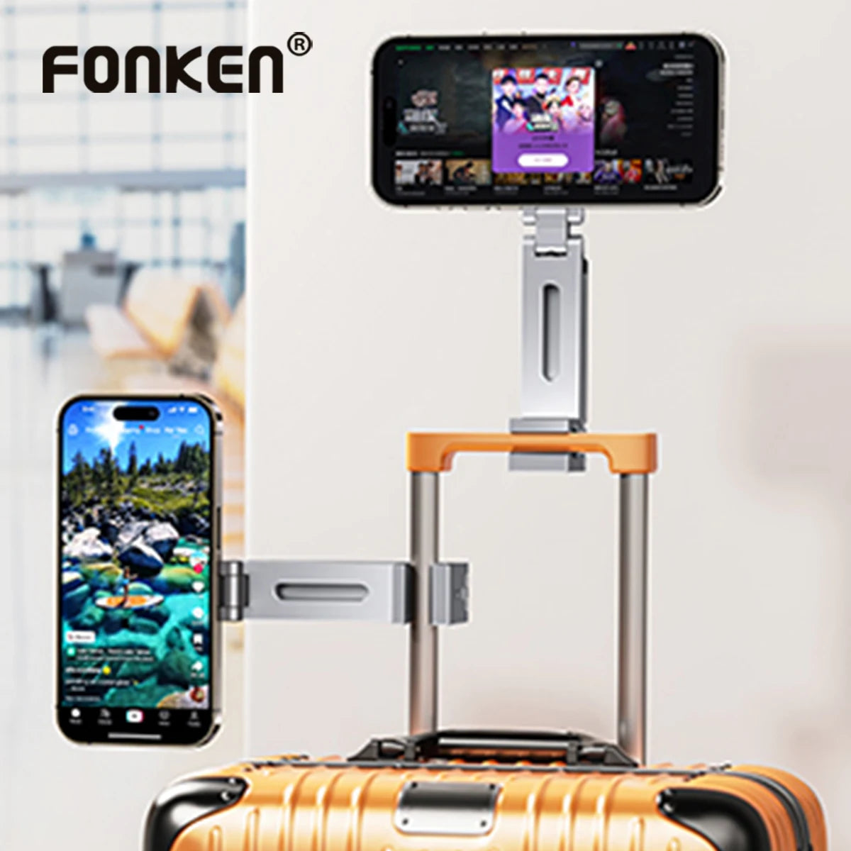 Foldable Magnetic Phone Tripod 360° Rotating MagSafe Stand