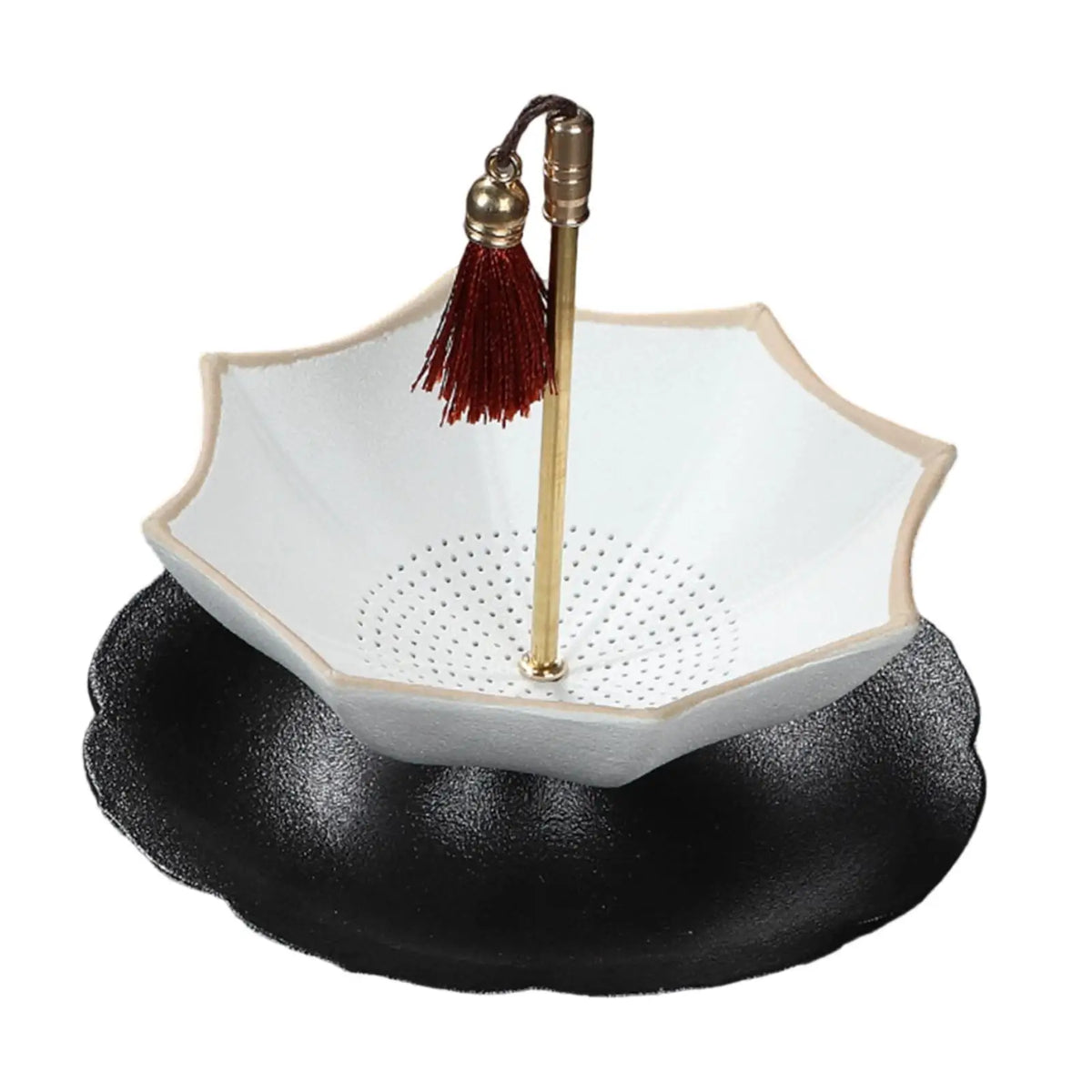 Umbrella Shape Ceramic Tea Strainer | Porcelain Loose Leaf Filter