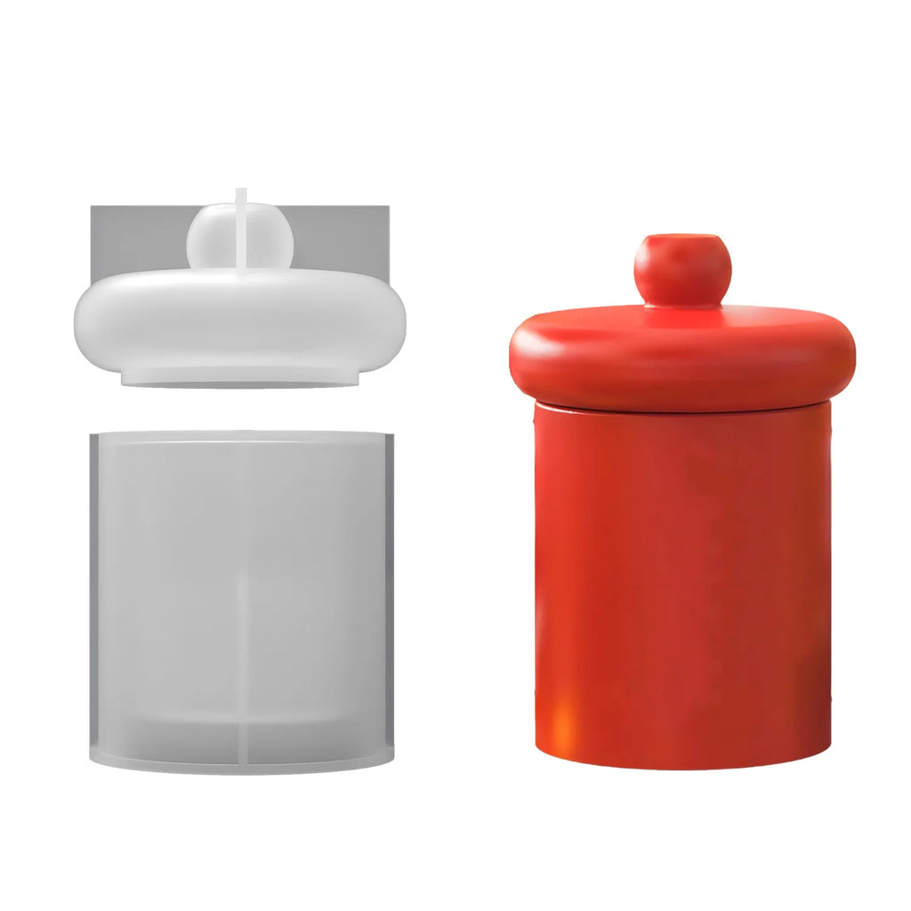 DIY Silicone Mold – Resin Storage Cup, Candle & Plaster Set