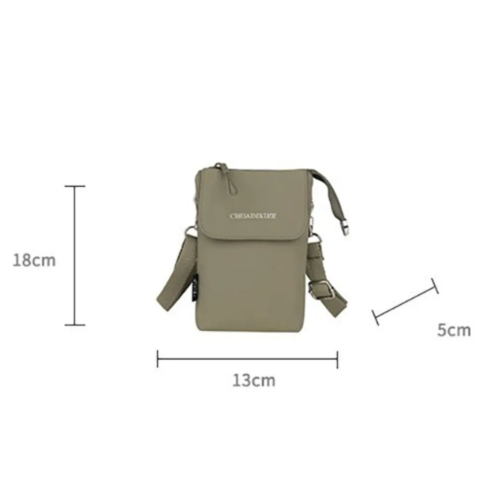 Mini Nylon Crossbody Bag – Lightweight Adjustable Shoulder Bag