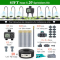 Dual Zone Smart Garden Watering Timer & Mist Cooling Kit