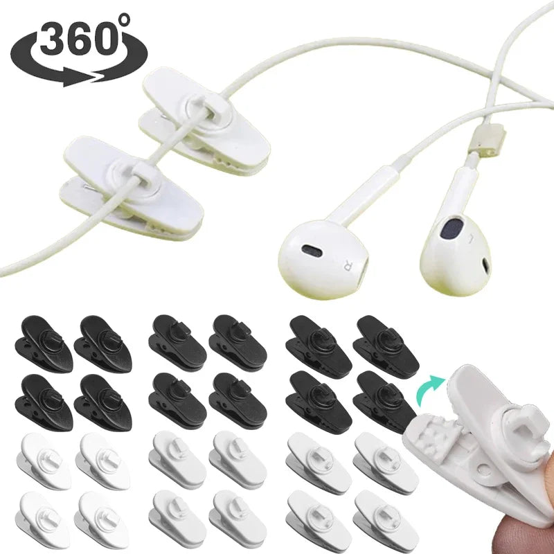Earphone Cable Clip – Anti-Drop Shirt Lapel Cord Holder