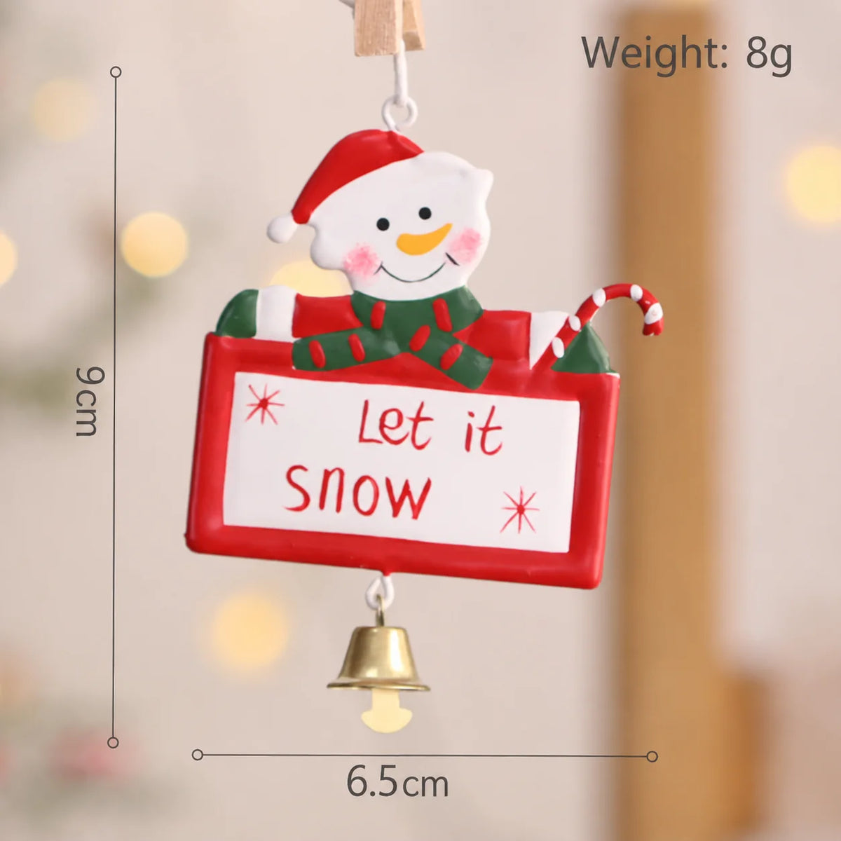 Iron Art Christmas Ornaments – Santa, Snowman & Reindeer