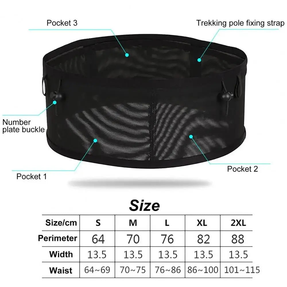 Running Belt Waist Pack – Lightweight Sports Fanny Pack