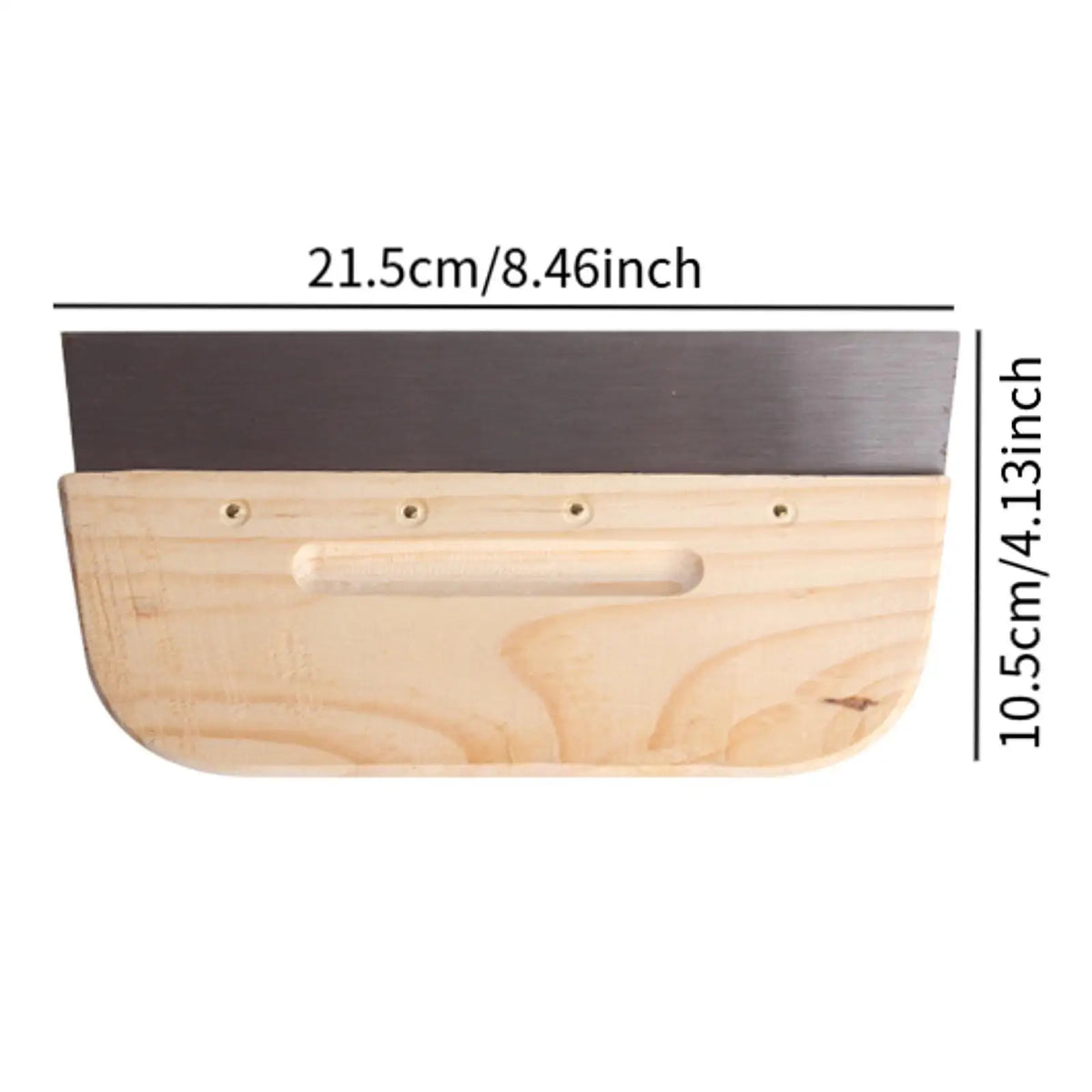 Wooden Handle Putty Knife – Steel Blade Paint Scraper Set