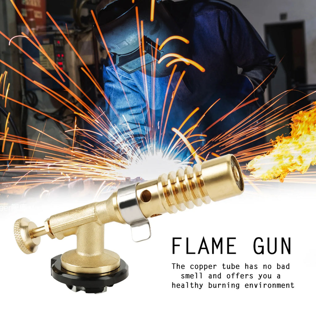 Portable Brass Butane Culinary Torch – BBQ & Camping