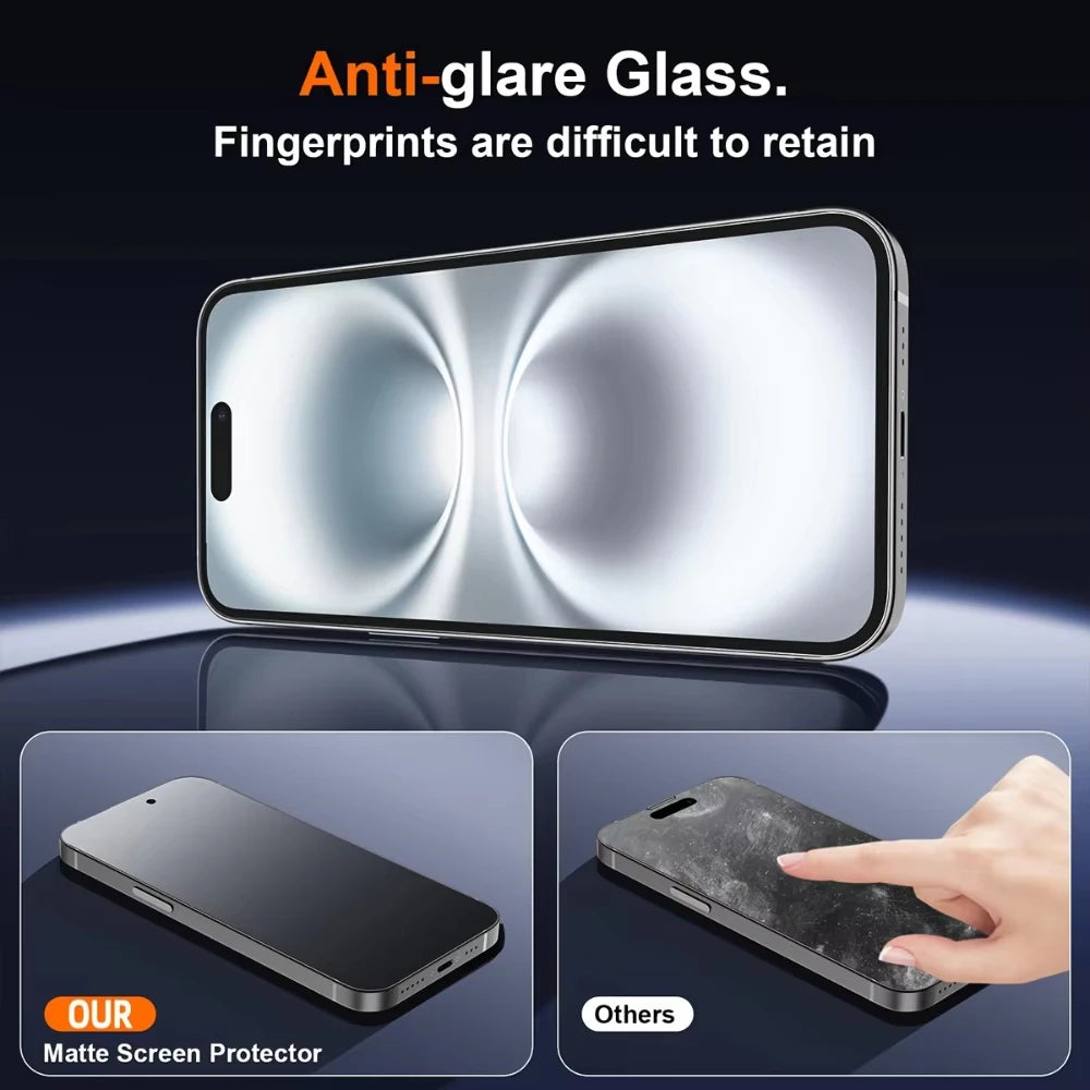 Matte Privacy Screen Protector iPhone – Anti-Spy Tempered Glass