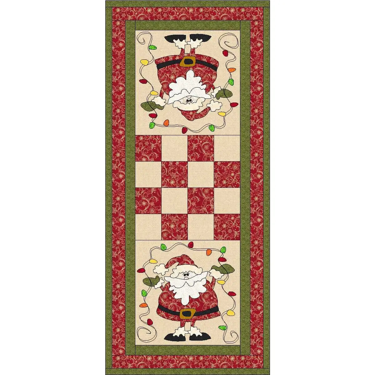 Vintage Geometric Runner Rug – Non-Slip Kitchen & Hallway Mat