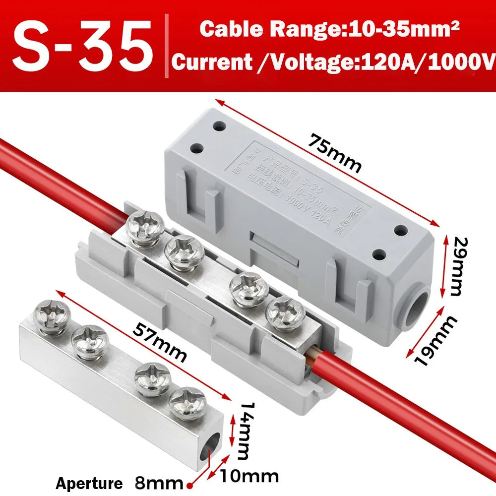 Brass Quick Wire Connector – High Power Splitter Terminal Block