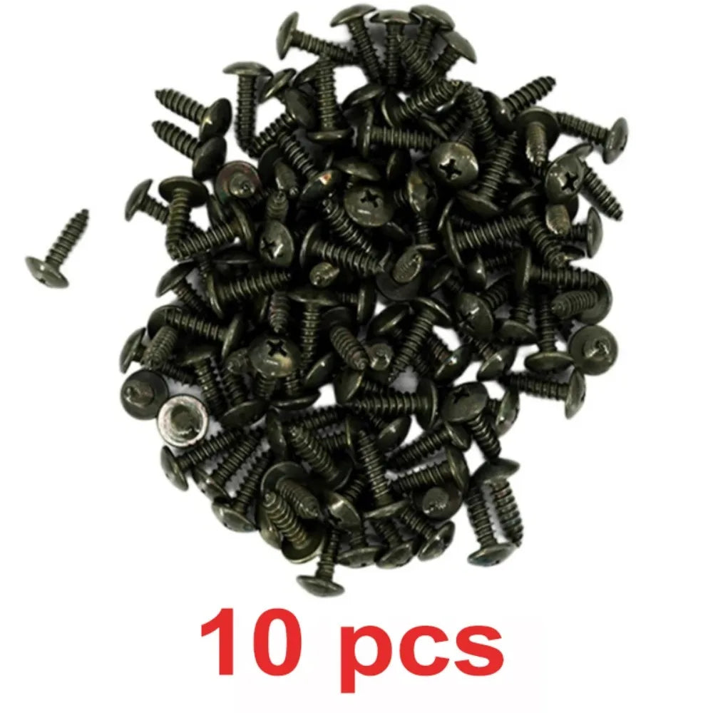 U-Shape Self-Tapping Screws 100pcs – Zinc Plated Car Fastener