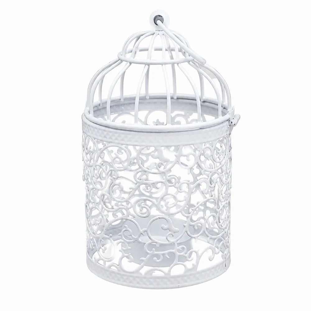 Vintage Bird Cage Candle Holder – Lantern Décor Ornament