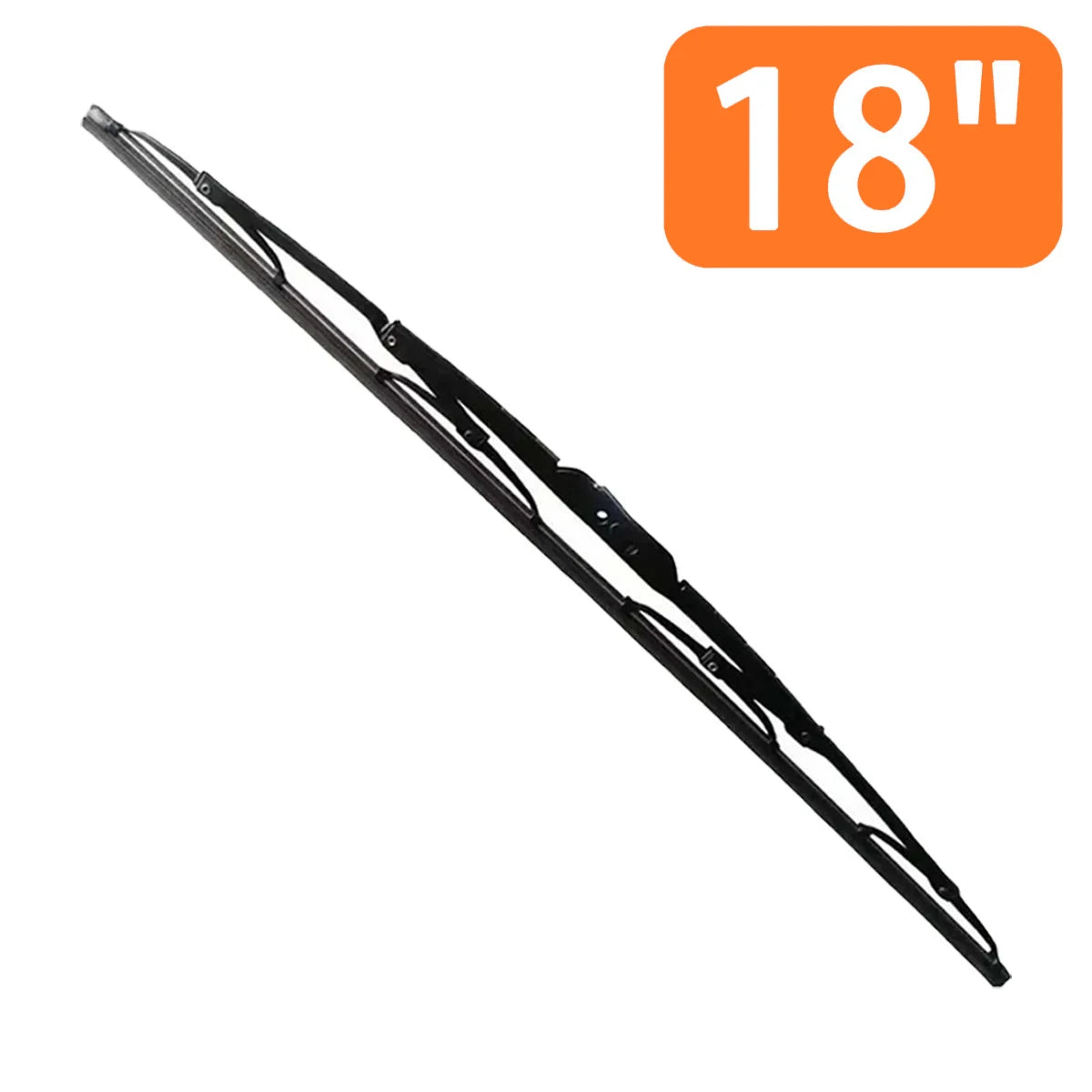 Universal Wiper Blade U/J Hook Metal Frame | 14"–24" Sizes
