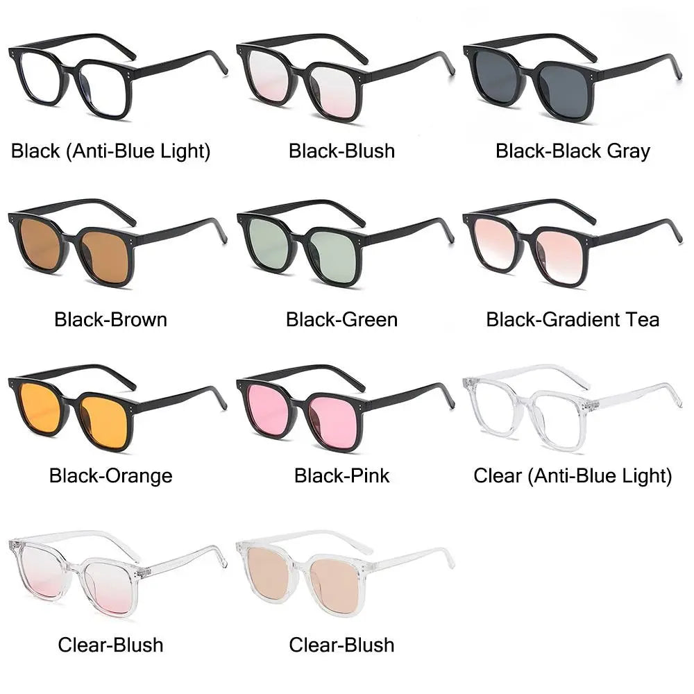 Square Gradient Blush Sunglasses UV400 – Women's Shades
