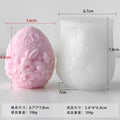 3D Easter Bunny Silicone Mold – Candle Soap Resin Crafts