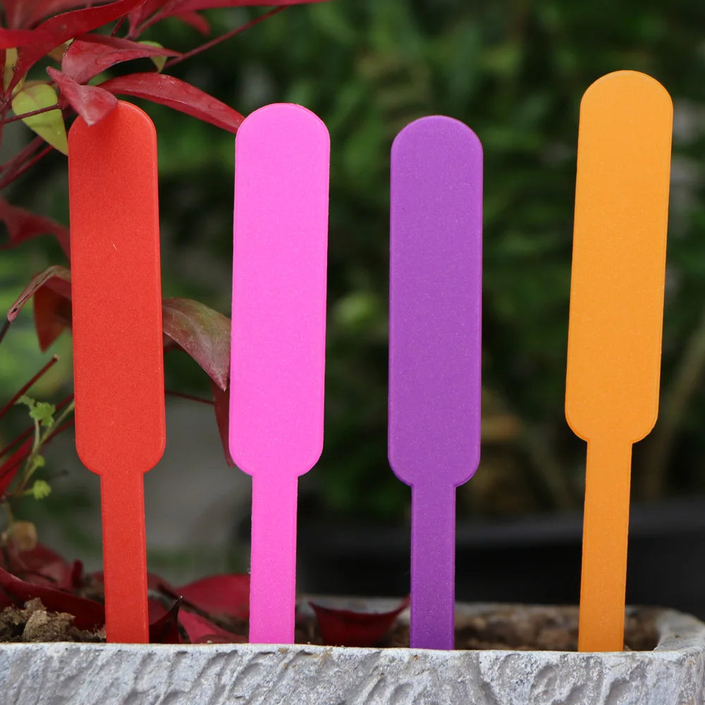 Waterproof PVC Plant Tags – Colorful Nursery Markers & Labels
