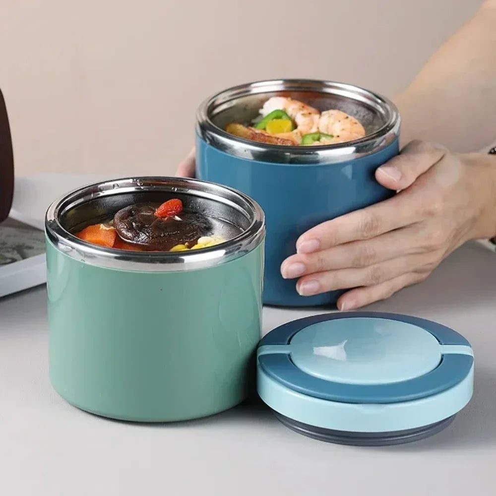 Stainless Steel Insulated Soup Thermos with Handle 630/1000ml