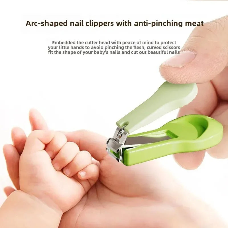 4-Piece Baby Nail Clipper Set – Safe Stainless Steel Trimmer