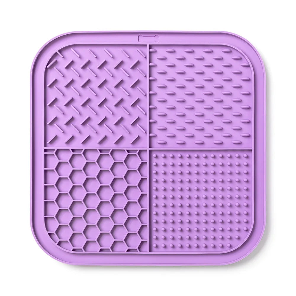 Silicone Lick Mat for Dogs & Cats – Slow Feeder Suction Cup