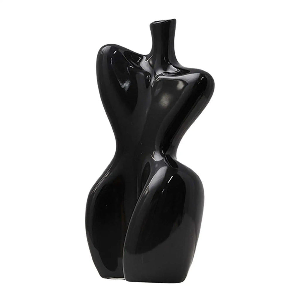 Kesoto Ceramic Body Vase – Abstract Female Form Flower Pot