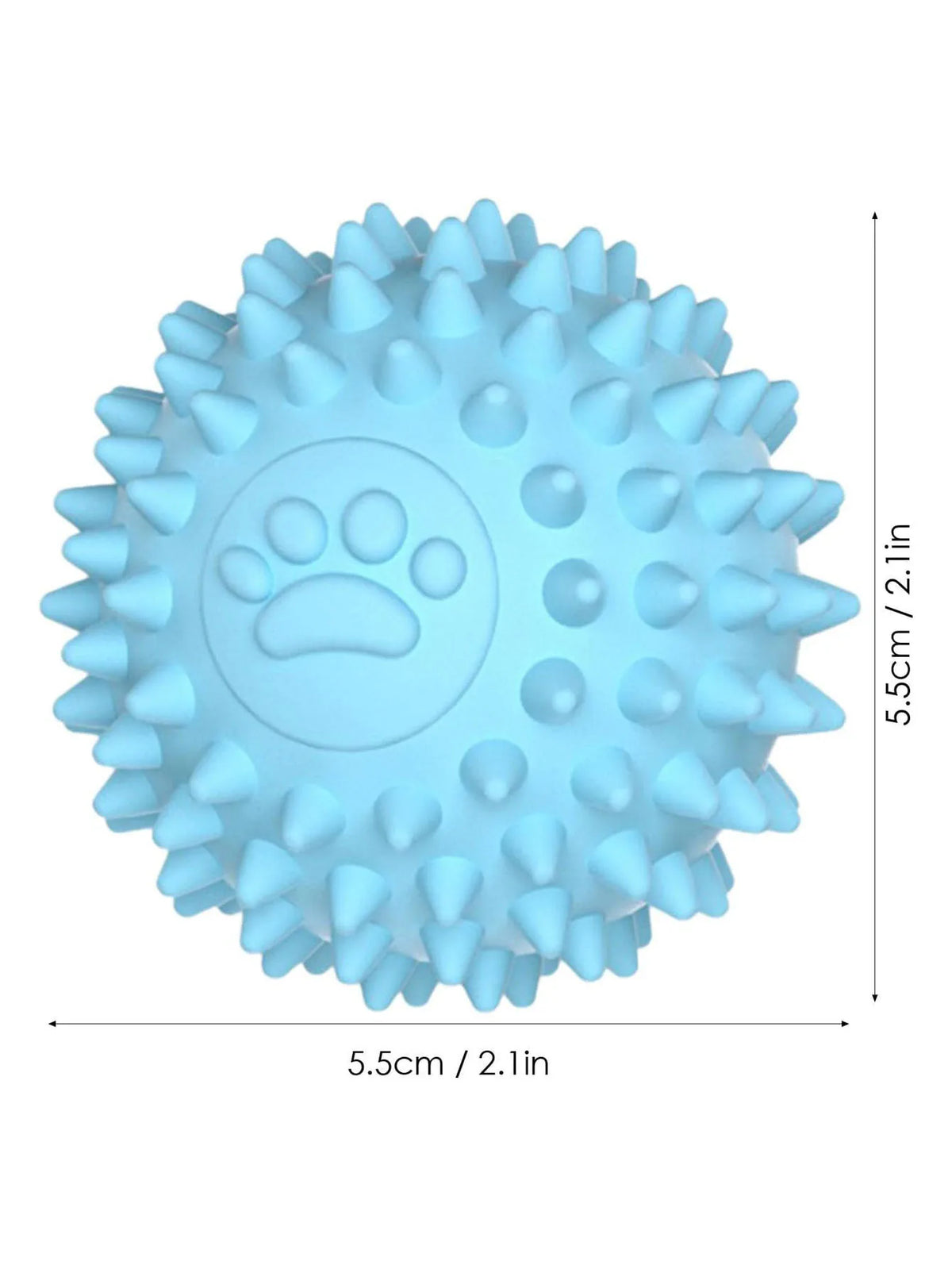 Interactive Rubber Chew Ball – Dog & Cat Tooth Cleaning Toy