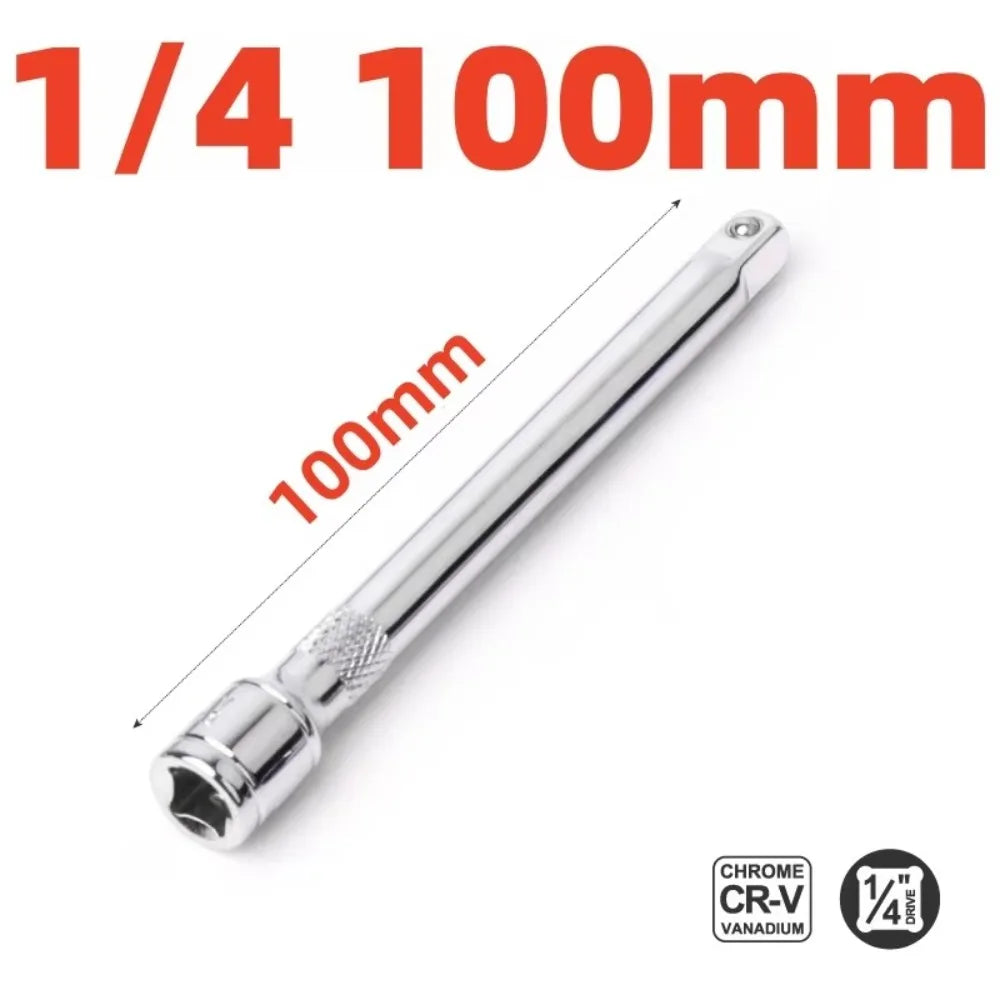 1/4" 3/8" 1/2" Socket Extension Bar Set | 50–250mm