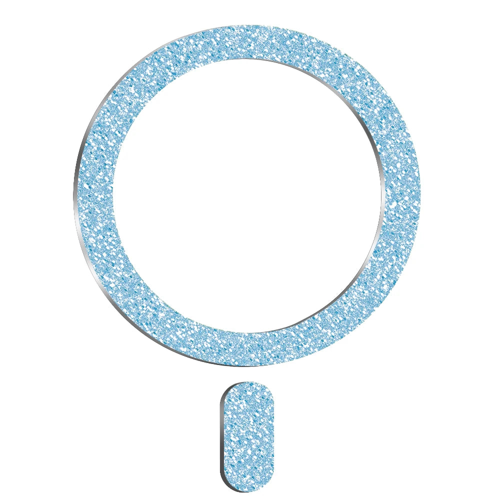 Glitter Magnetic Metal Ring Plate for MagSafe iPhone & Android