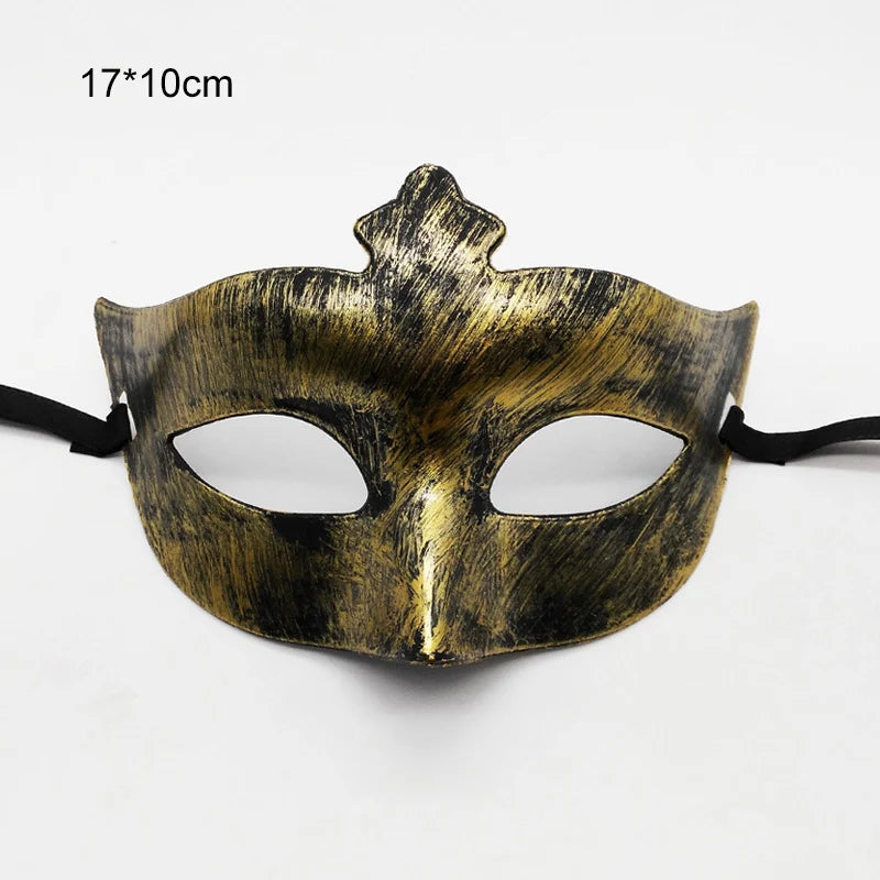 Retro Jazz Masquerade Half Face Mask – Halloween Costume