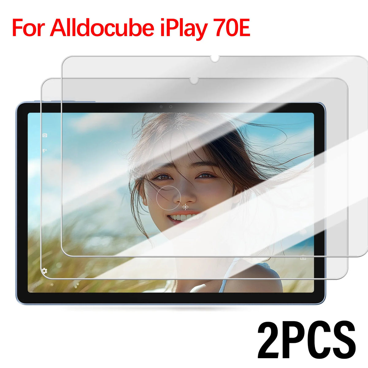 Tempered Glass Screen Protector for Alldocube iPlay 70E | HD Clear
