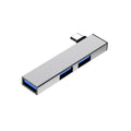 3-in-1 USB Type-C Hub – 3 Port USB 3.0 OTG Splitter 5Gbps
