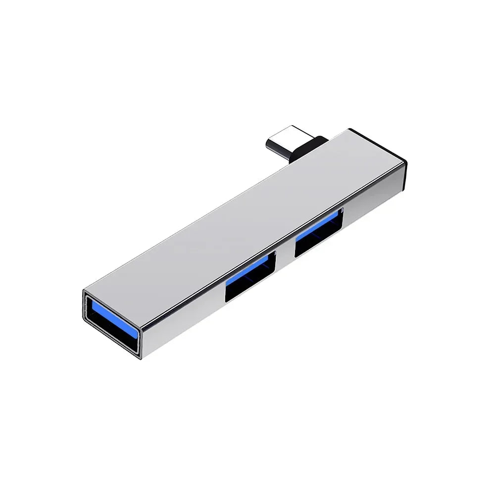 3-in-1 USB Type-C Hub – 3 Port USB 3.0 OTG Splitter 5Gbps