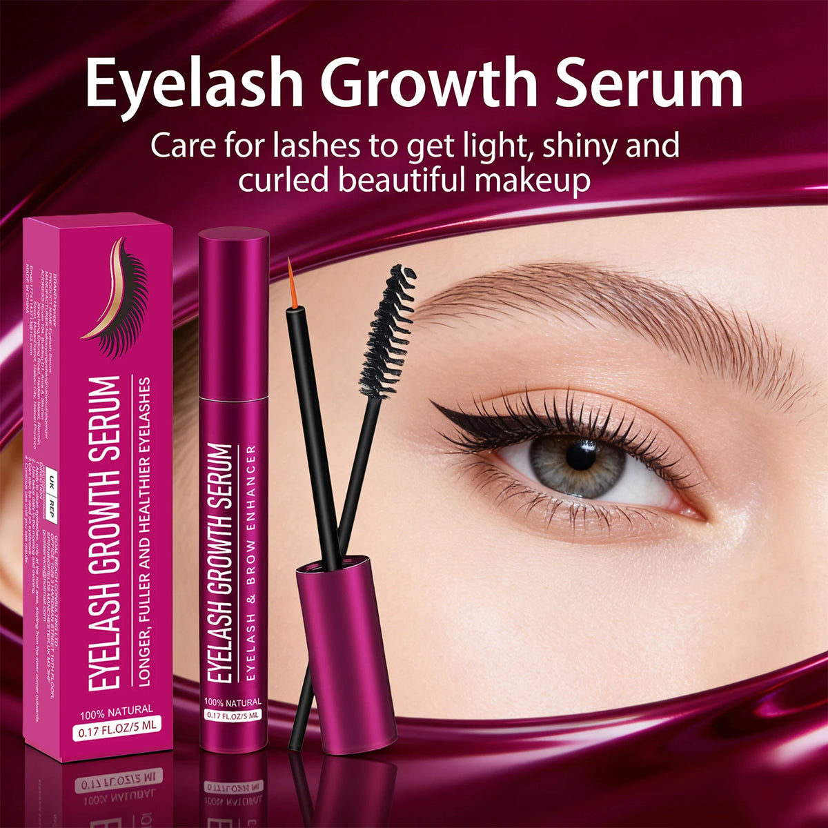 Eyelash Growth Serum – Fuller, Longer & Thicker Lashes (5ml)