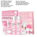 LAIKOU Sakura Skincare Set – Cleanser, Serum, Toner & SPF
