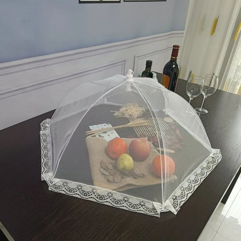 Folding Mesh Food Cover – Insect & Dust Guard, 12 & 14"