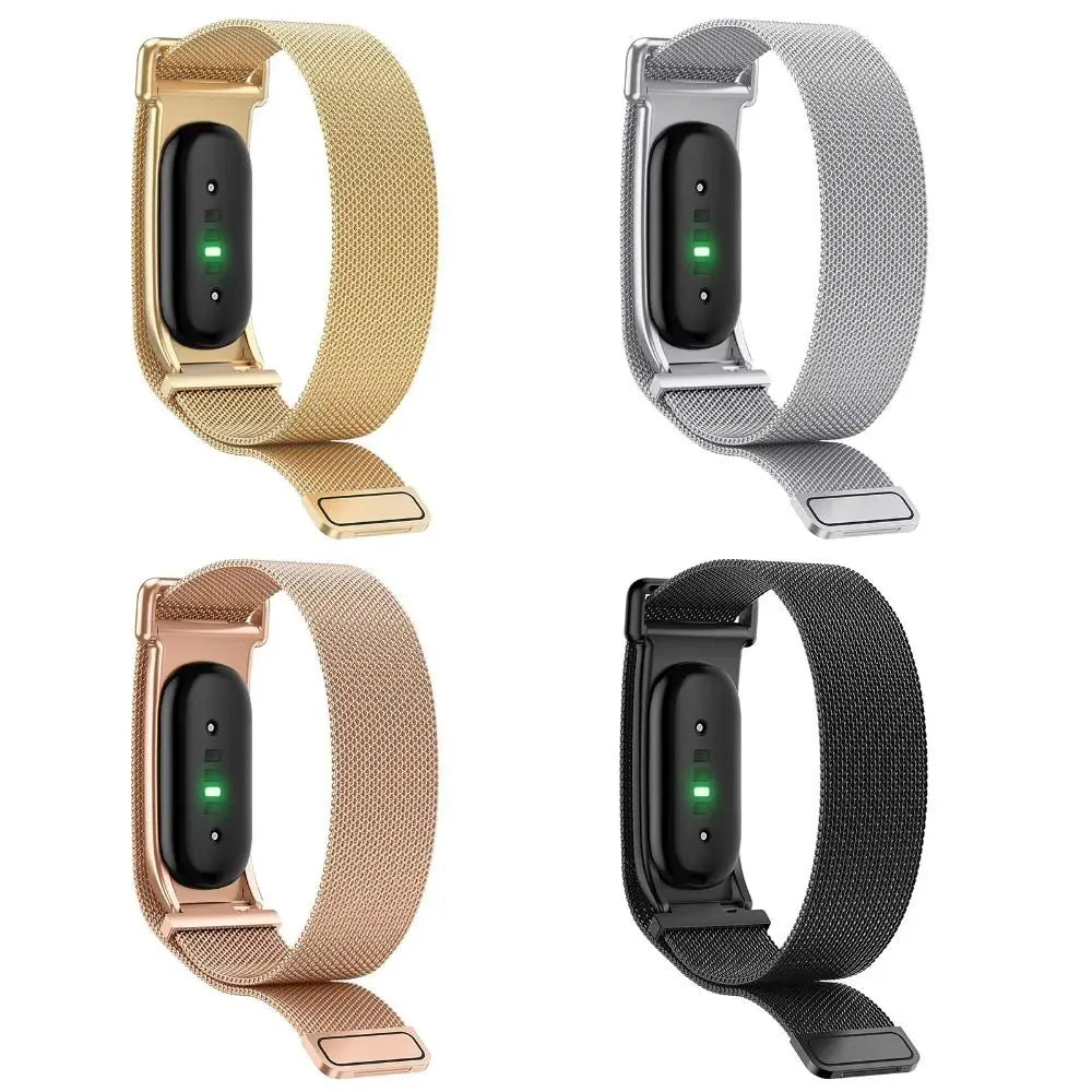 Stainless Steel Magnetic Mesh Watch Band for Fitbit Air