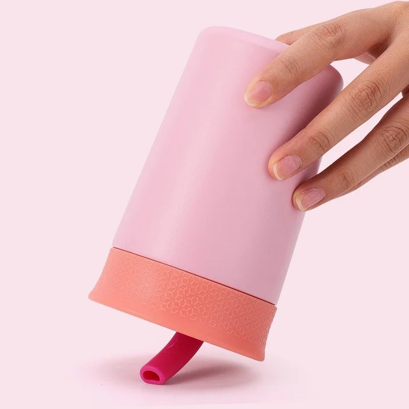 12oz Vacuum Insulated Travel Mug | Stainless Steel with Straw