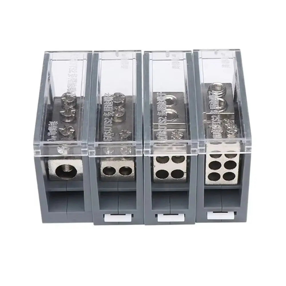 Din Rail Terminal Block 150A Power Junction Box Wire Connector
