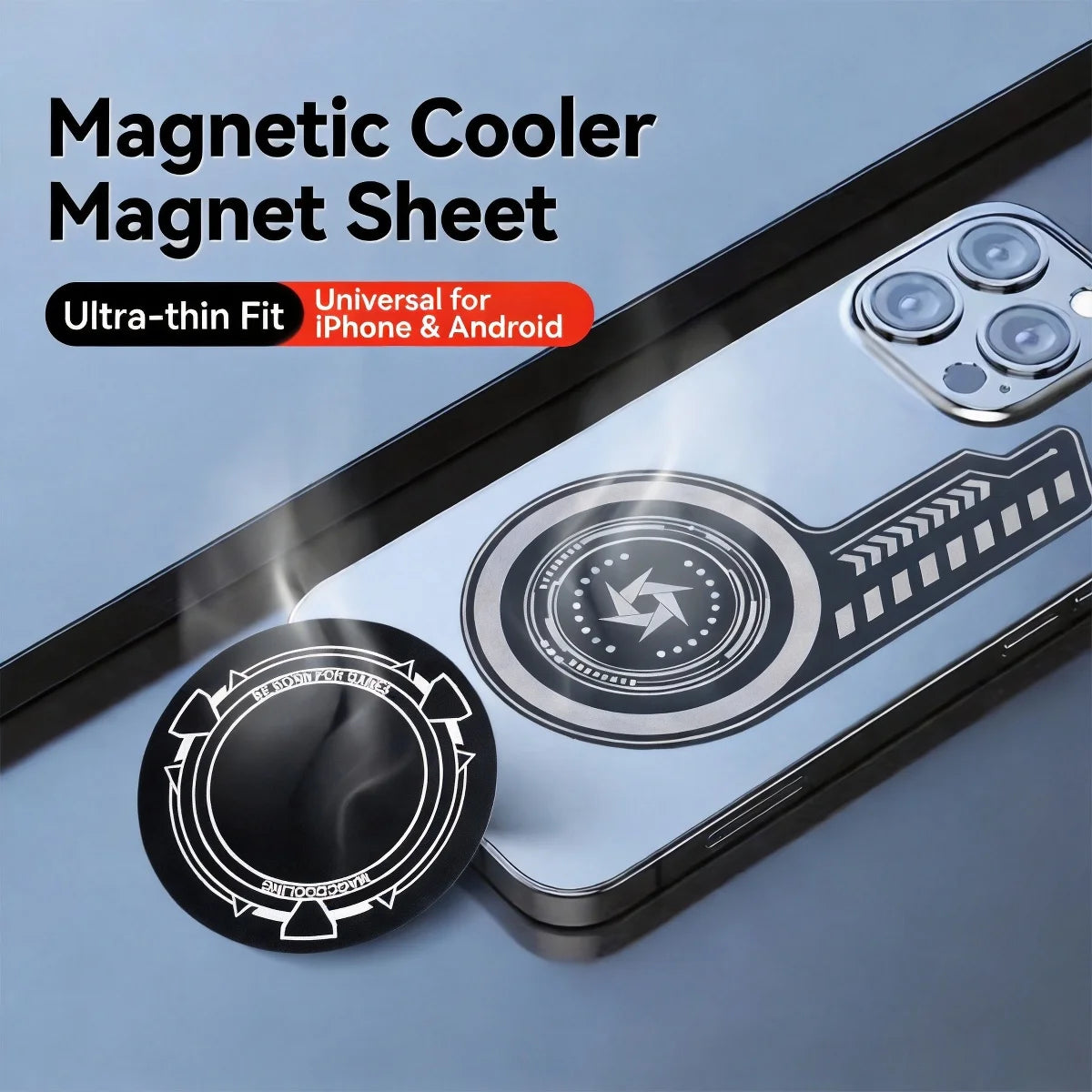 Magnetic Phone Cooling Pad – Superconducting Metal Heat Sink
