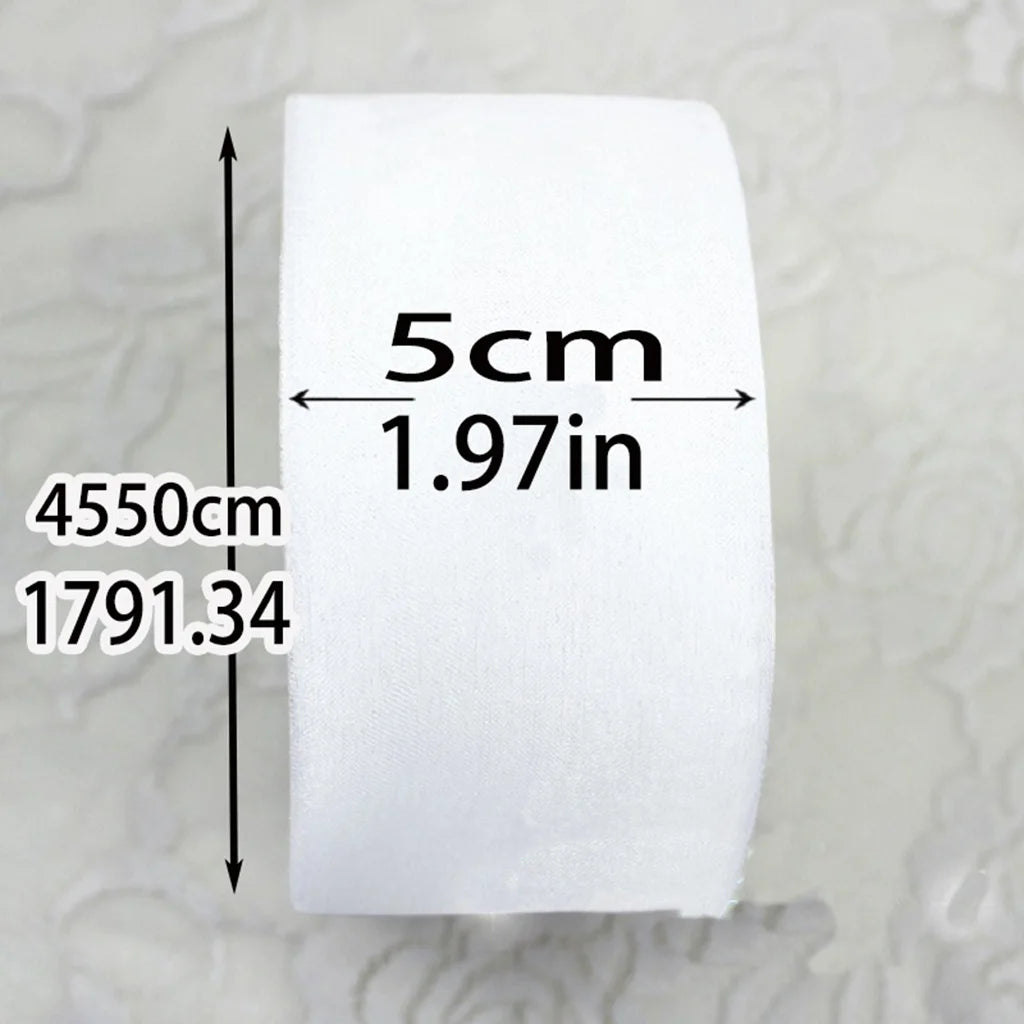 2" White Organza Ribbon – Gift Wrapping & Holiday Décor
