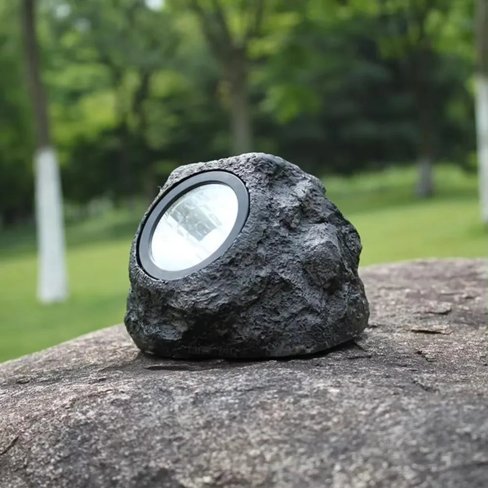 Solar Rock Garden Light – Waterproof Outdoor Lawn Lamp