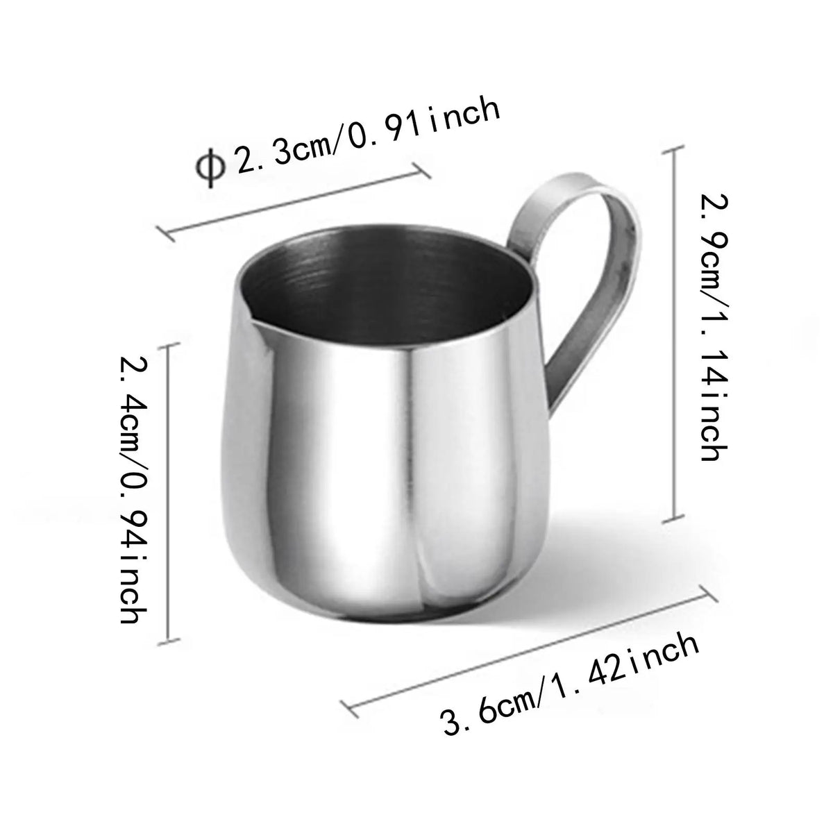 2-Pack Stainless Steel Milk Frothing Pitcher – Latte & Espresso