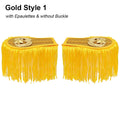 Colorful Tassel Fringe Epaulette Shoulder Pads – 1 Pair