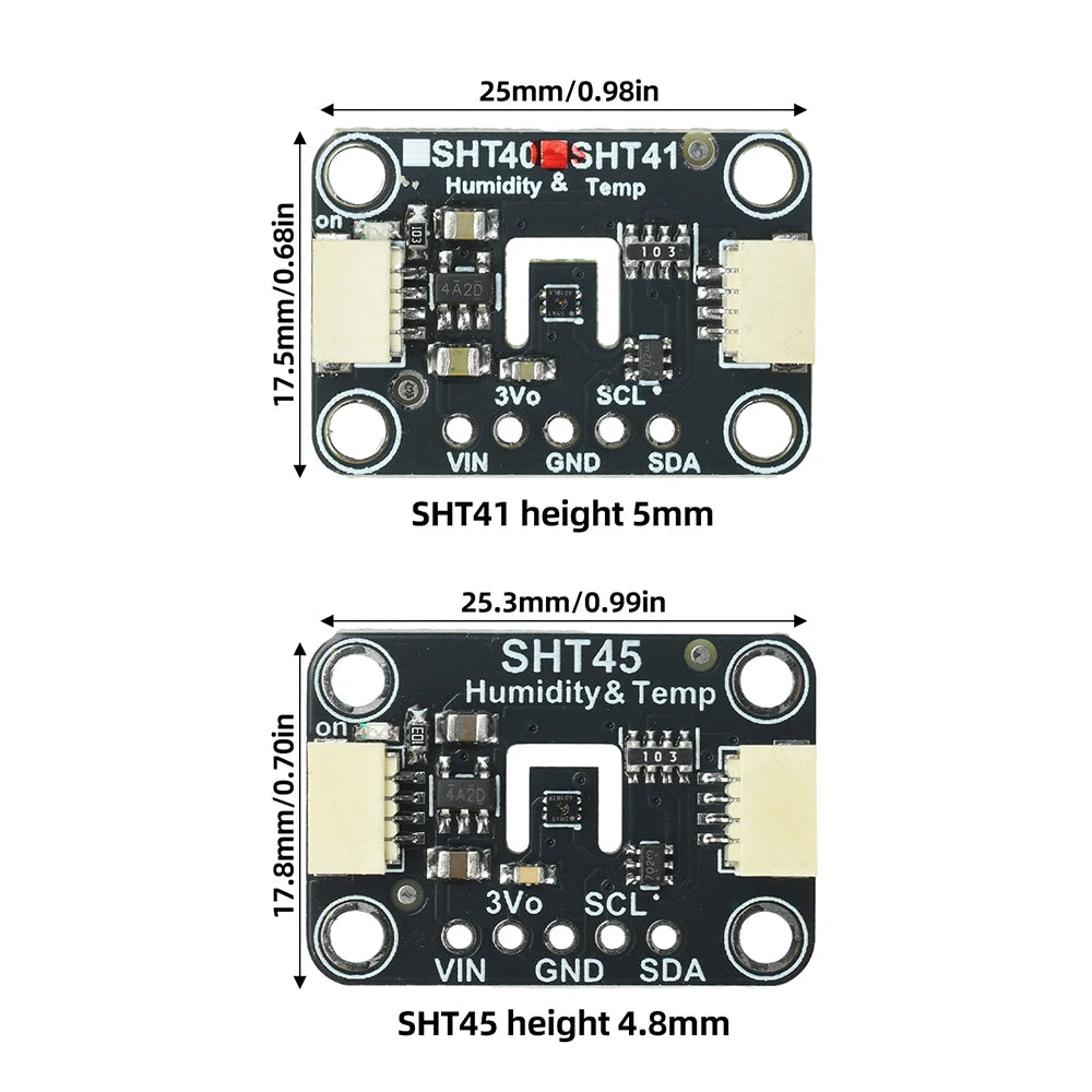 SHT41 & SHT45 Temperature Humidity Sensor – STEMMA QT/Qwiic