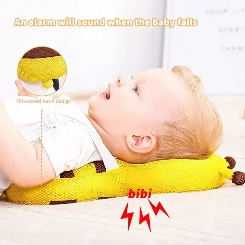 Baby Head Protector Pillow | Breathable Cartoon Safety Pad 1–3Y