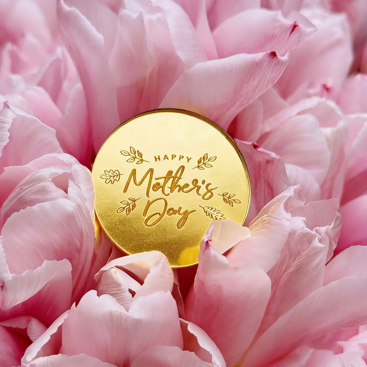 Happy Mother's Day Gold Acrylic Cake Topper | Mirror Finish