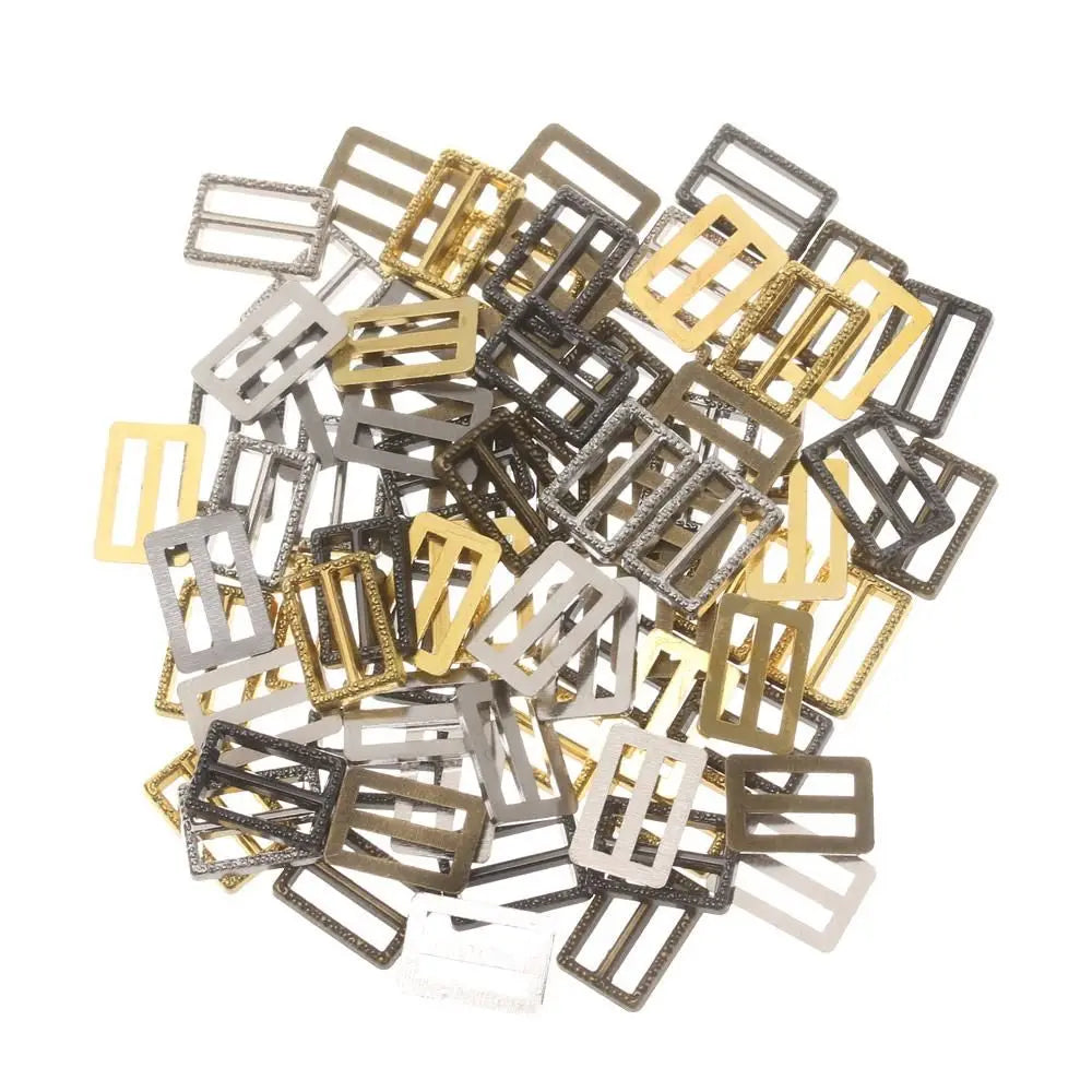 Mini Metal Doll Buckles Tri-Glide Belt DIY Accessories 20/40pcs