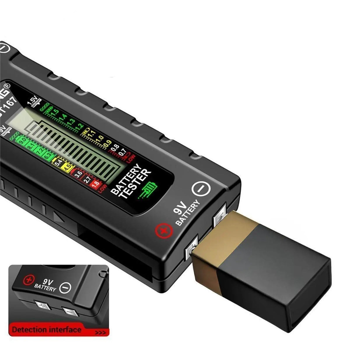 Portable Battery Tester | Level Indicator 1.2V 3V 9V