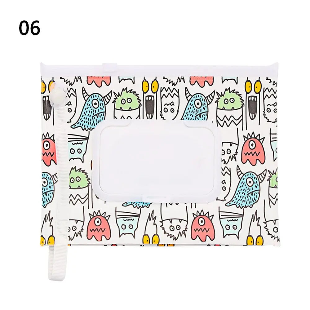 Portable Wet Wipes Bag – Hanging Tissue Case & Stroller Pouch