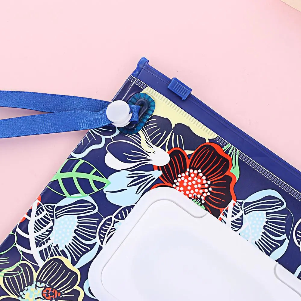 Portable Wet Wipes Bag – Hanging Tissue Case & Stroller Pouch